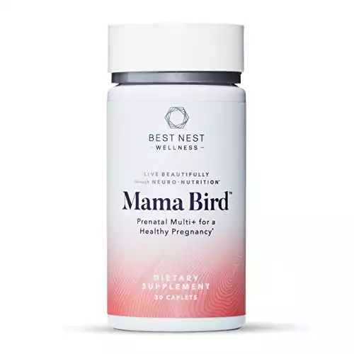 Mama Bird Prenatal Multi+Organic Herbal Blend, Vegan